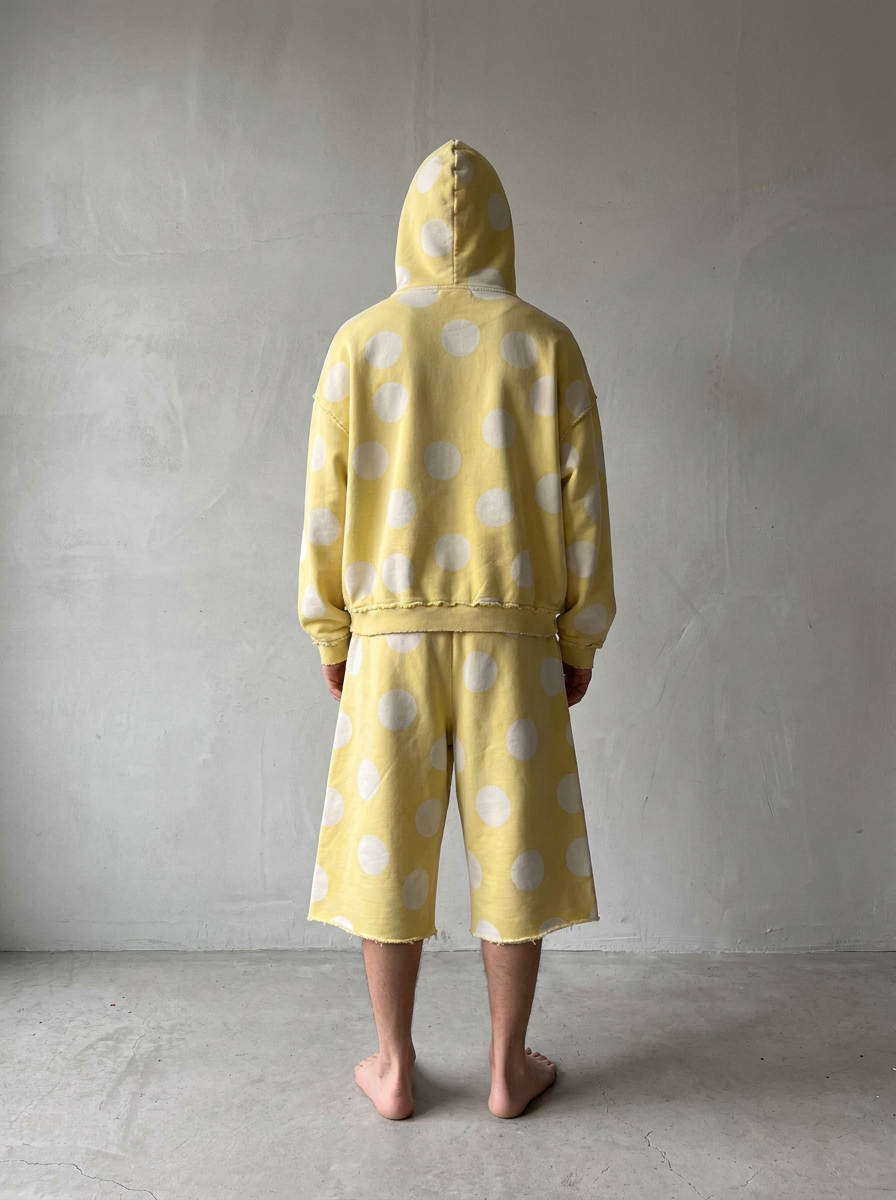 'POLKA DOT' 3/4 SHORTS